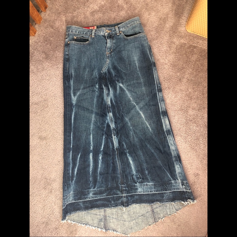 Guess Vintage Bohemian Jean Skirt